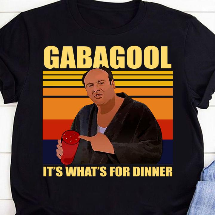 Tony Soprano Gabagool it’s what for dinner vintage t-shirt shirt
