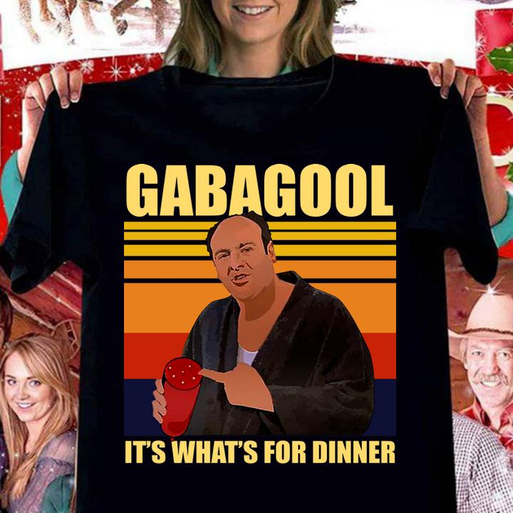 Tony Soprano Gabagool it’s what for dinner vintage t-shirt woman shirt