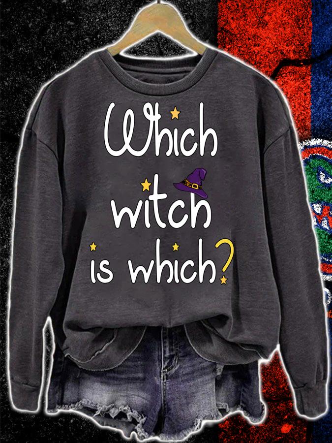 Which Witch Is Which Funny Halloween English Grammar Teacher t-shirt sweatshirt