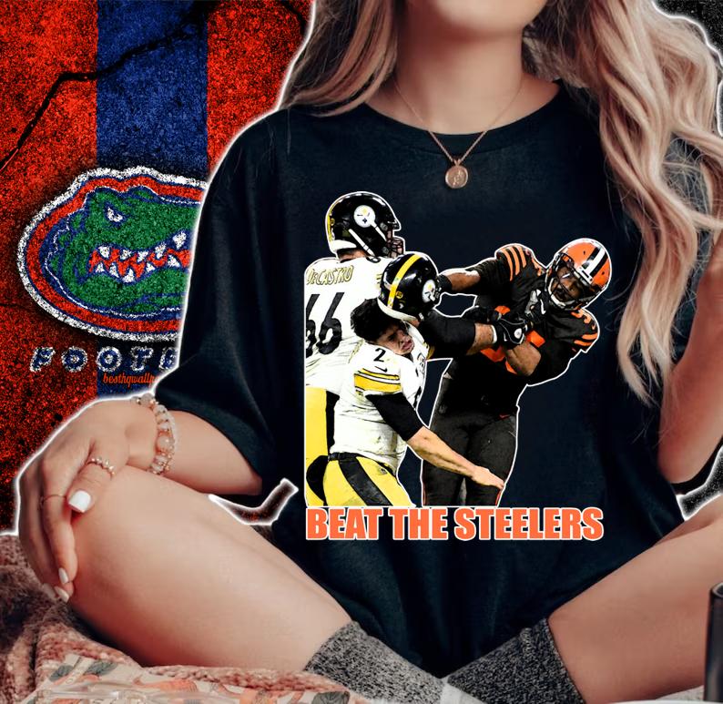 Beat the steelers Pittsburgh Steelers vs Cincinnati Bengals t-shirt woman shirt