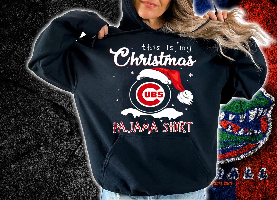This Is My Christmas Chicago Cubs Pajama Christmas t-shirt hoodie