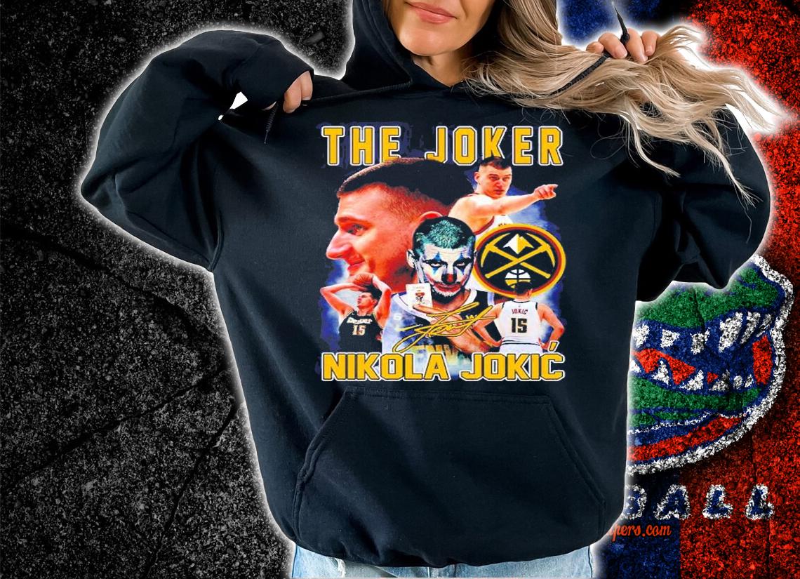 Denver Nuggets Nikola Jokic The Joker Signature.Jpg t-shirt hoodie