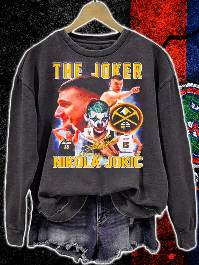 Denver Nuggets Nikola Jokic The Joker Signature.Jpg t-shirt sweatshirt