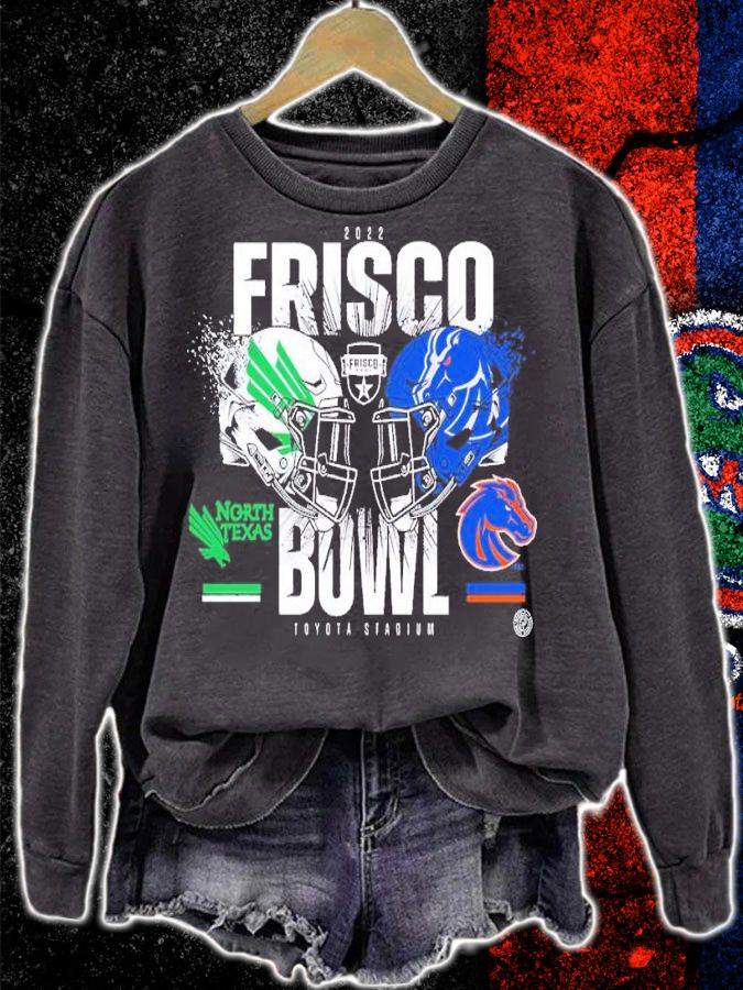 2022 Frisco Bowl North Texas Mean Green and Boise State Broncos shirt t-shirt sweatshirt