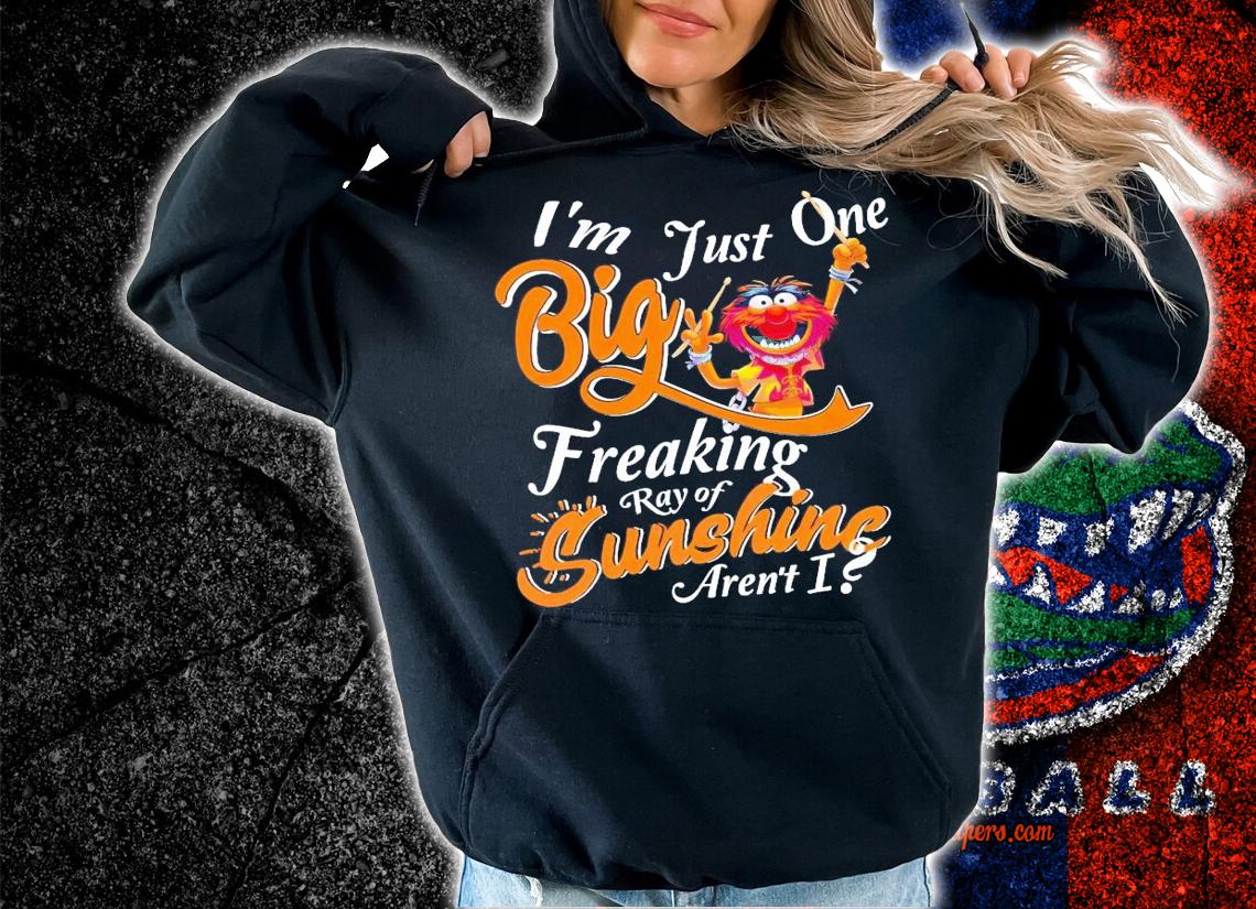 Animal Muppet i'm just one big freaking ray of sunshine aren't i shirt t-shirt hoodie