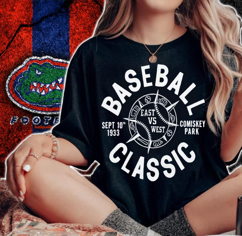 Baseball classic east vs west shirt t-shirt woman shirt