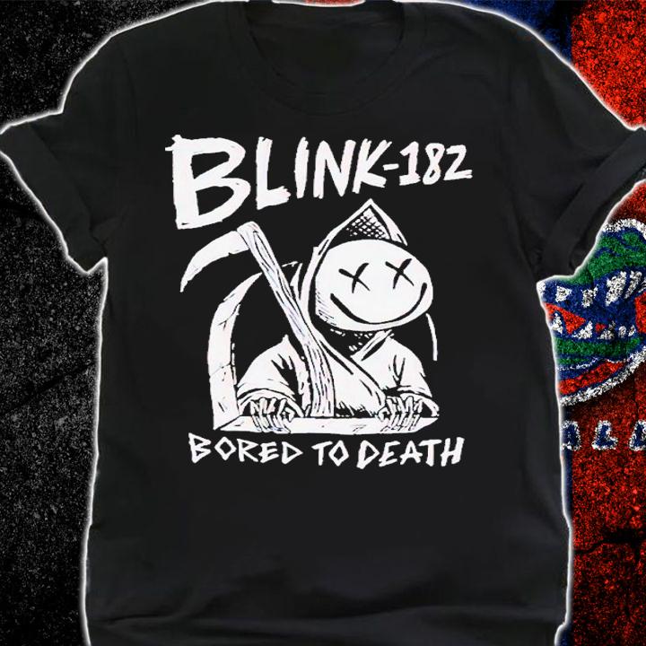 Blink 182 bored to death shirt t-shirt shirt