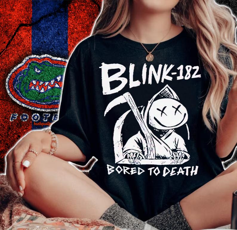 Blink 182 bored to death shirt t-shirt woman shirt