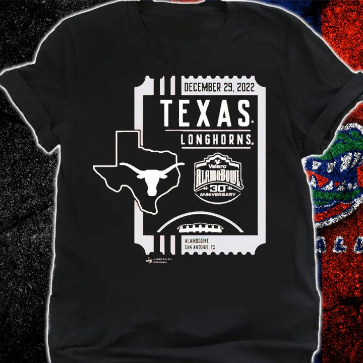 2022 Valero Alamo Bowl Texas Longhorns December 29 2022 Alamodome San Antonio shirt t-shirt shirt