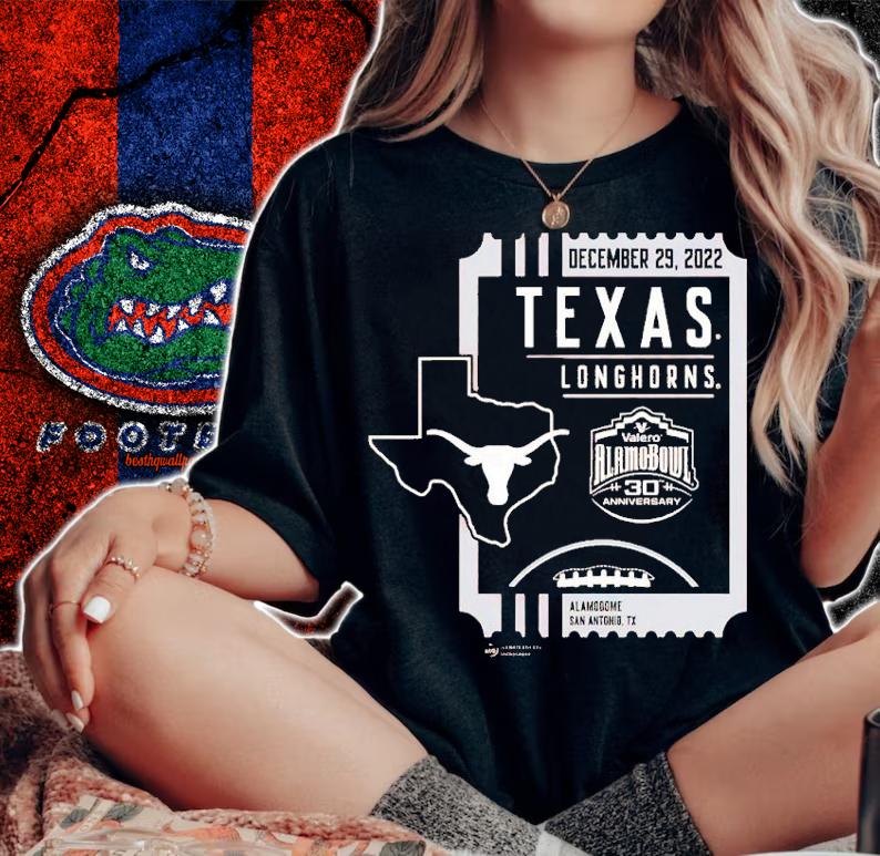 2022 Valero Alamo Bowl Texas Longhorns December 29 2022 Alamodome San Antonio shirt t-shirt woman shirt
