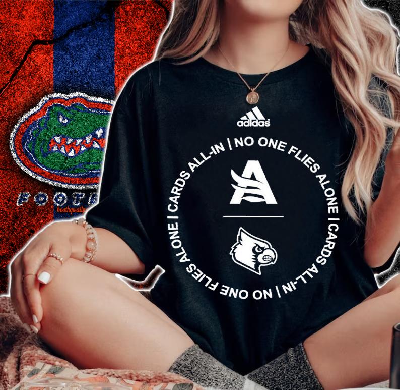 Cards All-In No One Flies Alone shirt t-shirt woman shirt