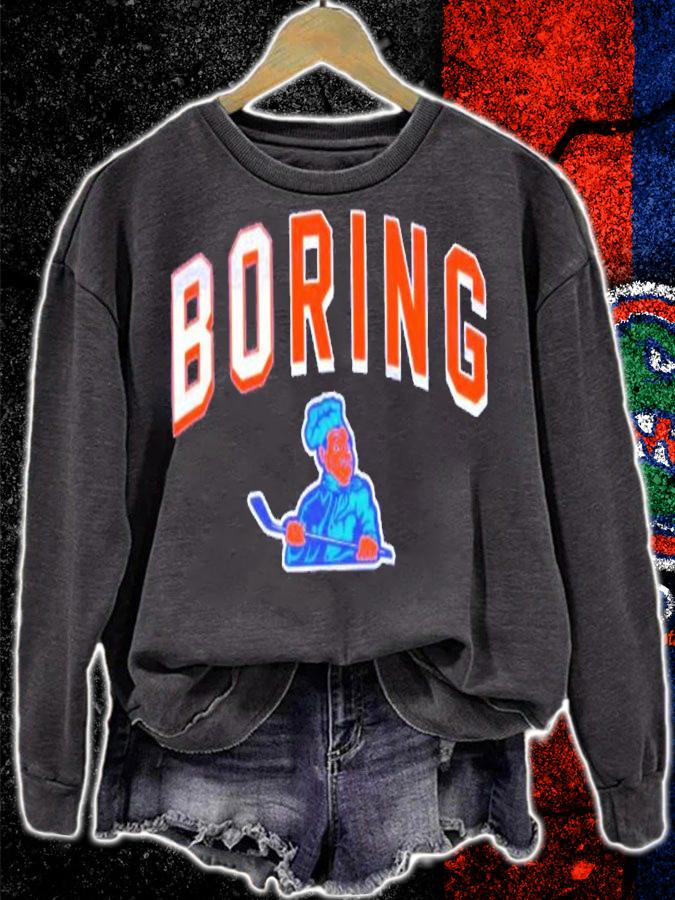 Frankie Borrelli Boring Hockey Shirt t-shirt sweatshirt