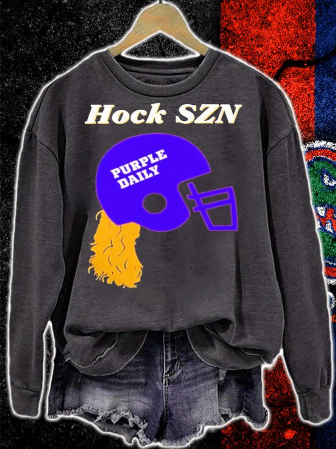 Hock Szn Purple Daily Shirt t-shirt sweatshirt