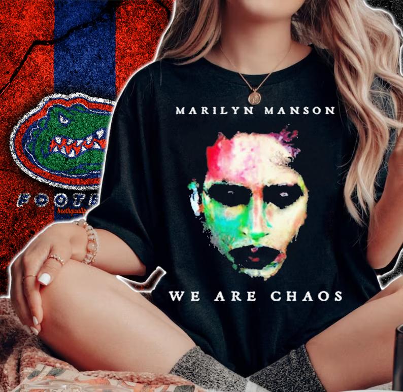 Marilyn Manson We Are Chaos Album Shirt t-shirt woman shirt