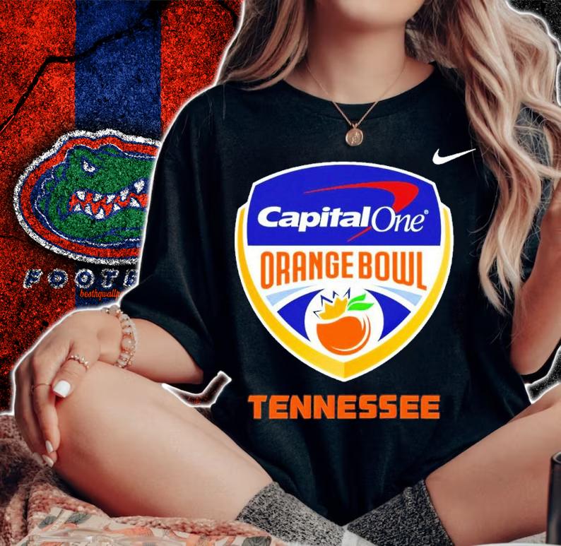 Nike Capital One Orange Bowl Tennesse shirt t-shirt woman shirt