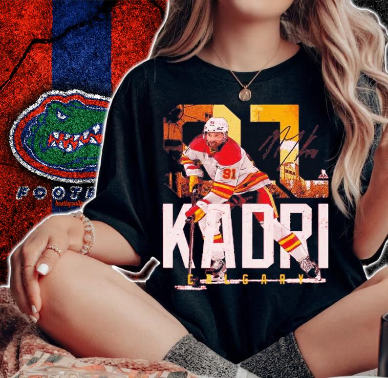 Nazem Kadri Calgary Landmark Hockey Shirt t-shirt