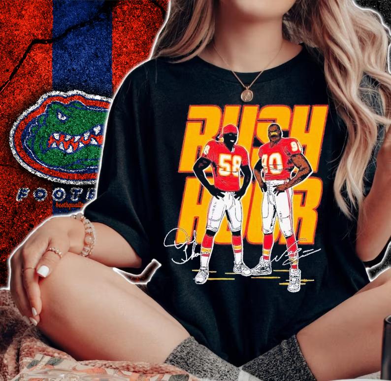 Neil Smith and Derrick Thomas Rush Hour shirt t-shirt