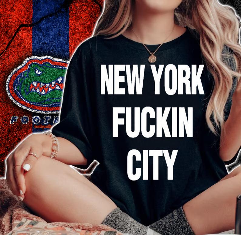 New York Fuckin City T-Shirt woman shirt