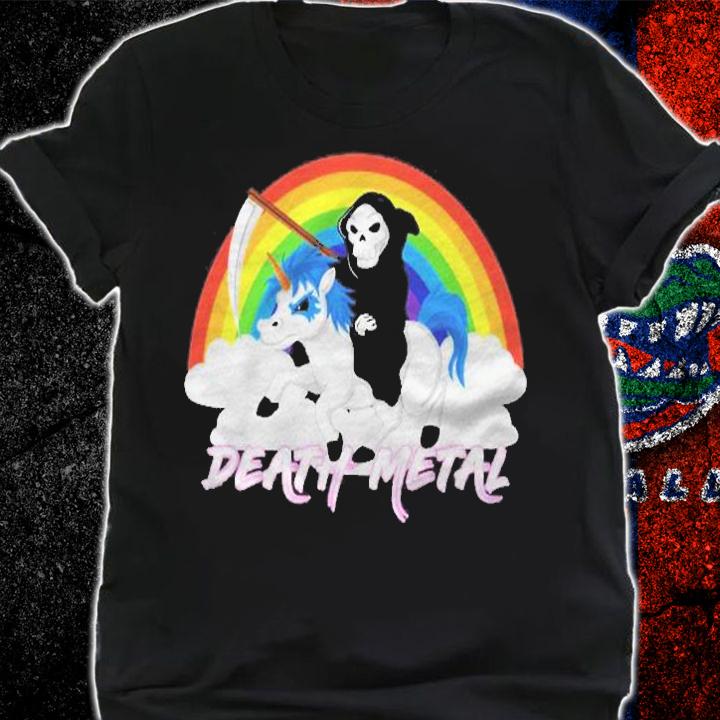 Death Metal Unicorn Death Pullover Shirt