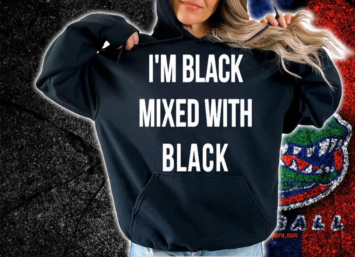 Im Black Mixed With Black T-Shirt
