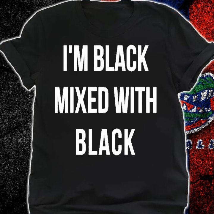 Im Black Mixed With Black T-Shirt