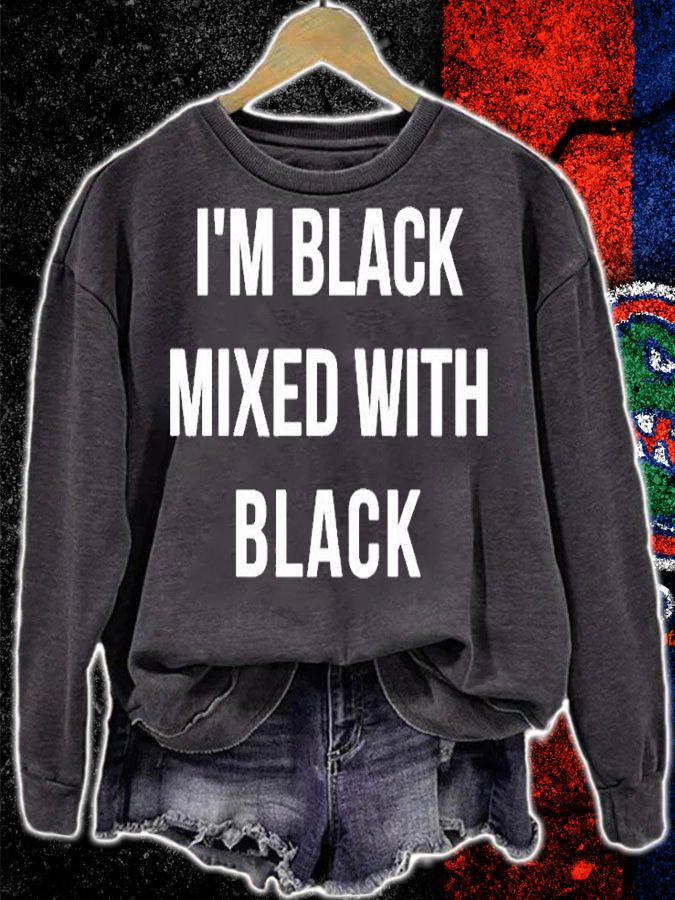 Im Black Mixed With Black T-Shirt