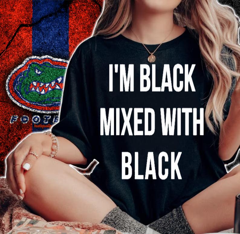 Im Black Mixed With Black T-Shirt