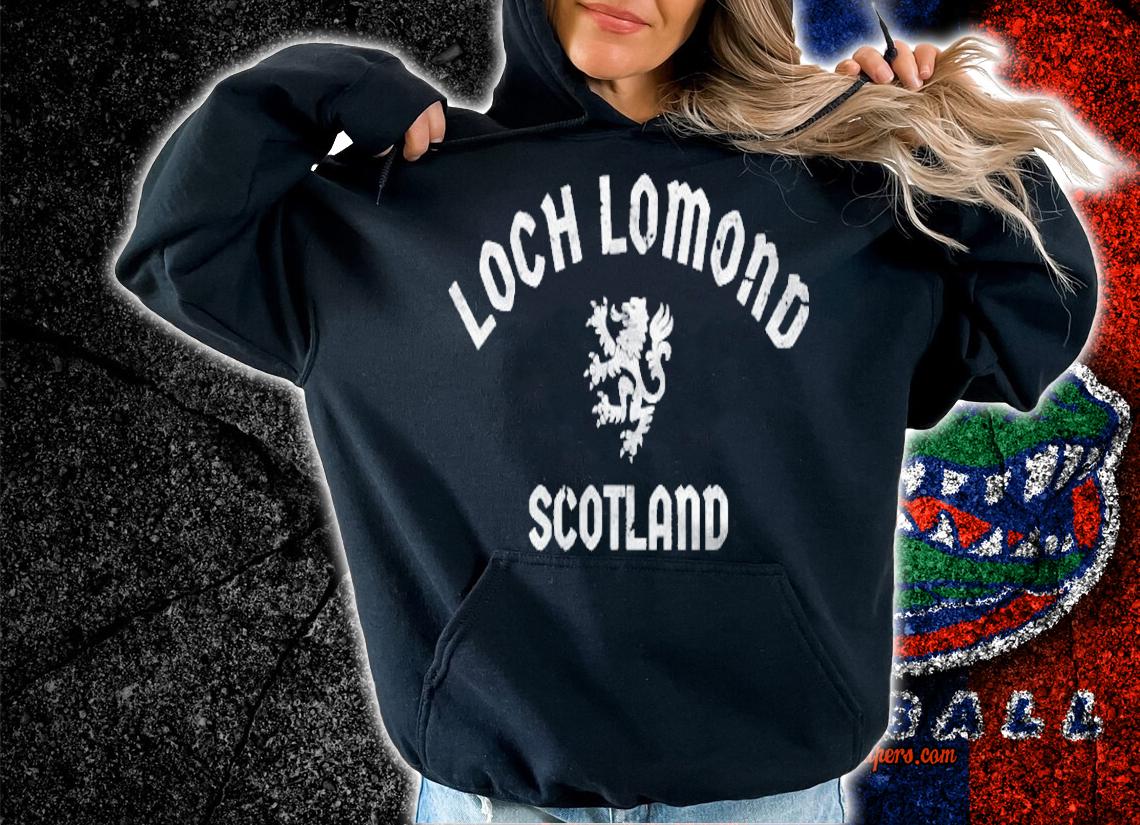 Loch Lomond Scotland Scottish Lion Rampant T-shirt hoodie