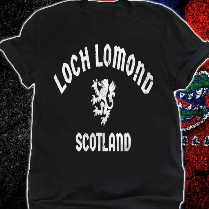 Loch Lomond Scotland Scottish Lion Rampant T-shirt shirt