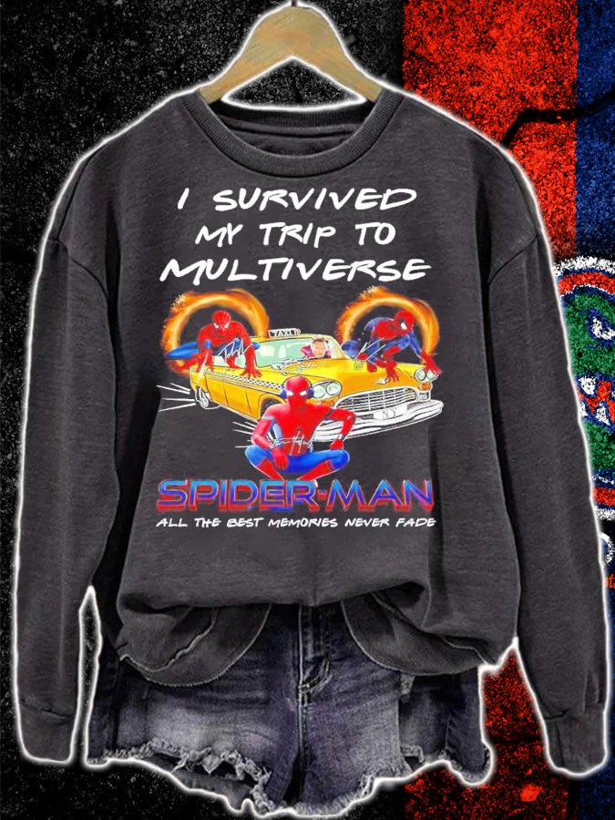 I survived my trip to multiverse Spider Man all the best memories never fade shirt sweatshirt