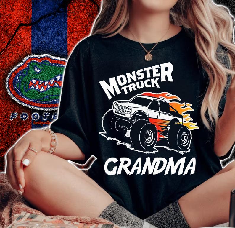 Monster Truck Grandma Big Truck Lover T-Shirt