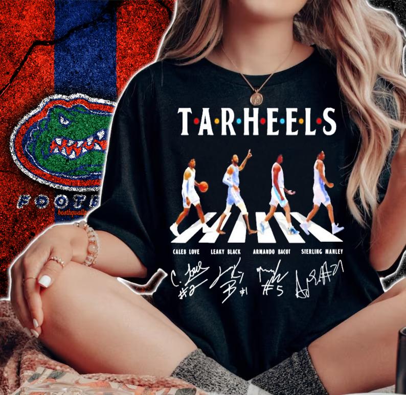 Tar Tarheels teams Abbey Road signature shirt