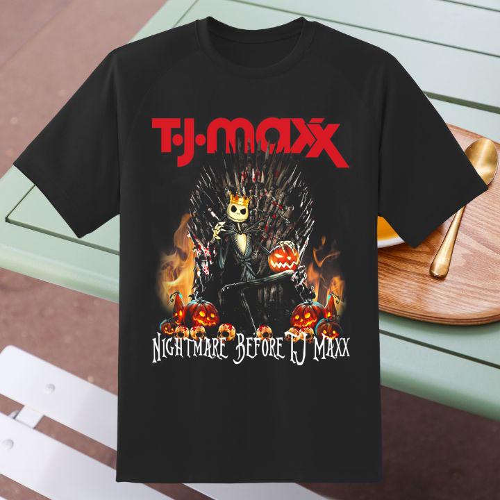 Jack Skellington Sits On Thrones Got Nightmare Before Christmas T.J. Maxx T-Shirt