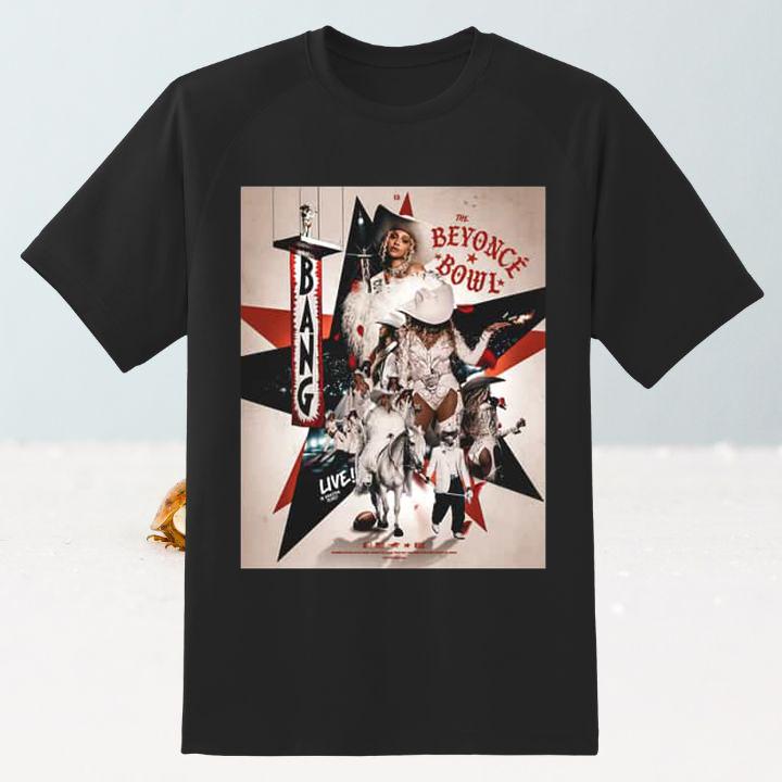The Beyonce Bowl Live NFL Halftime Show Ravens vs. Texans T-Shirt