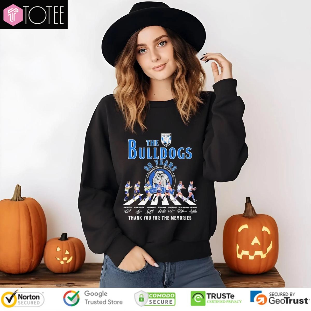 90 Years Canterbury-Bankstown Bulldogs Abbey Road Signatures Sweatshirt